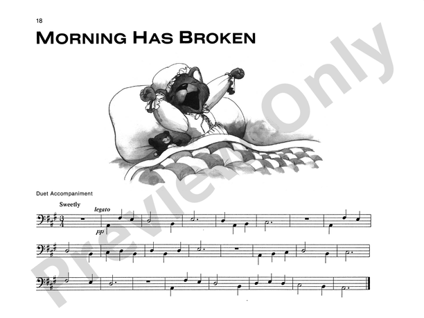 Morning Has Broken - Piano Solo with Optional Duet Accompaniments (Digital Download)