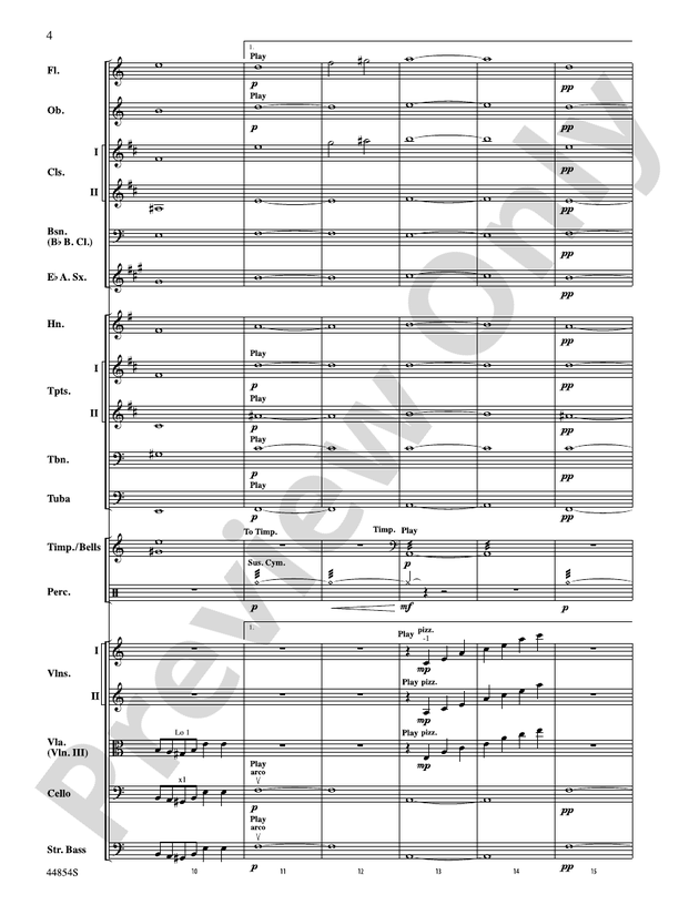 Romeo and Juliet Overture – Highland/Etling Full Orchestra Conductor Score & Parts (Digital Download)