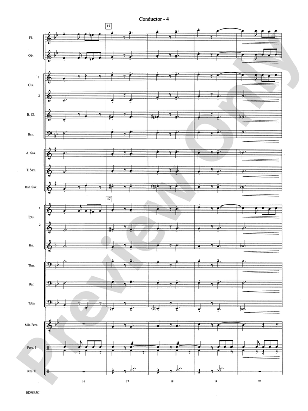 Washington Post - Concert Band Conductor Score & Parts (Digital Download)