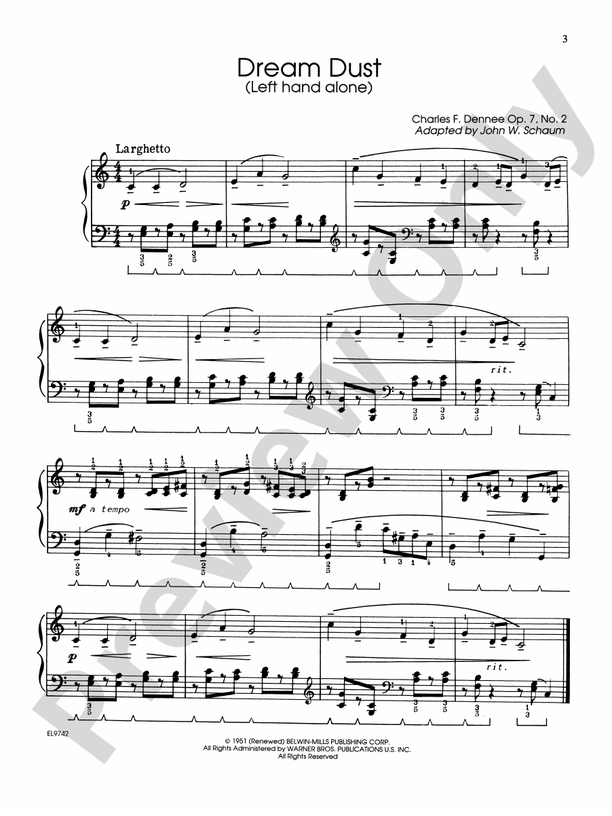 Left-Hand Solos, Book 2 (for left hand alone) - Piano Solo (Digital Download)
