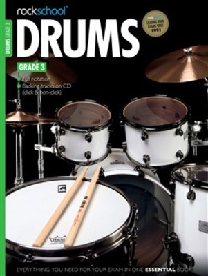 AMEB Rockschool Drums - Grade 3 (2012-2018) - Drums Rock School Limited /CD