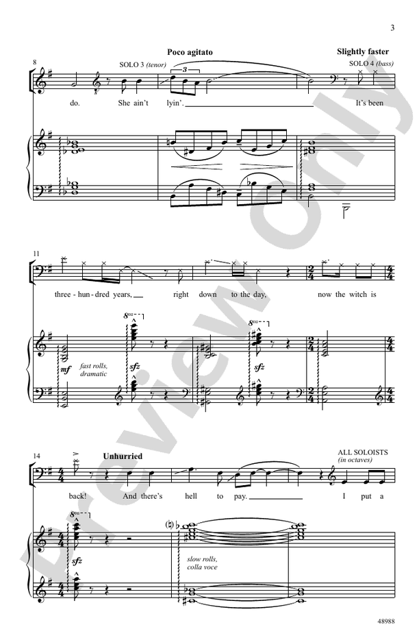 I Put a Spell on You - SATB Choral Octavo (Digital Download)
