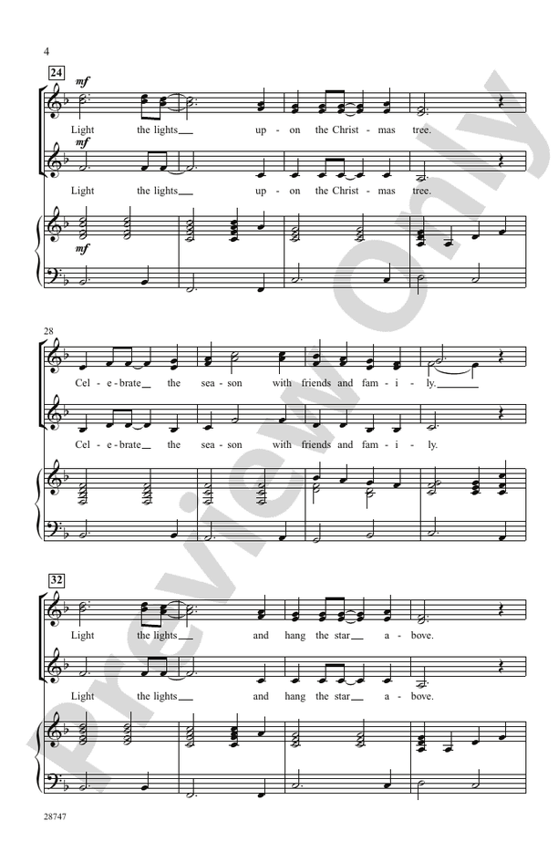 Light the Lights – SSA Choral Octavo (Digital Download)