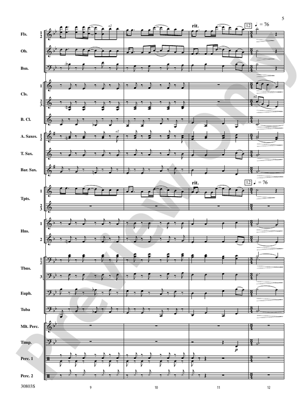 Appalachian Tapestry - Concert Band Conductor Score & Parts (Digital Download)
