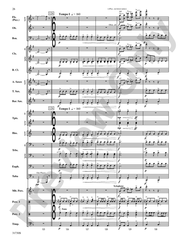 They Shall Run and Be Free - Concert Band Conductor Score & Parts (Digital Download)