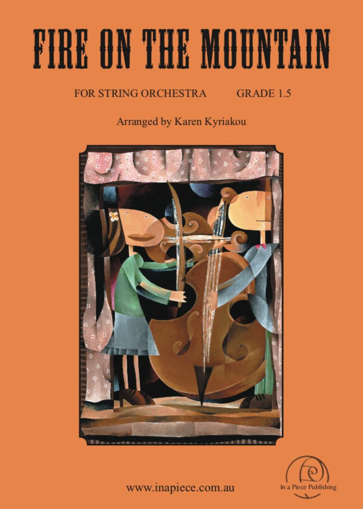 Kyriakou - Fire on the Mountain - String Orchestra Grade 1.5 Score/Parts In a Piece Publishing IAPPSOFM-04