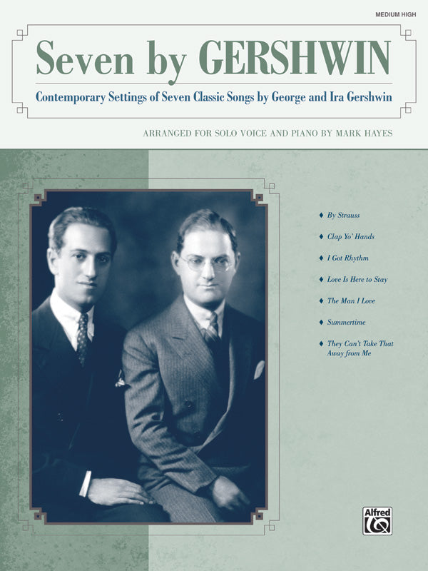 SEVEN BY GERSHWIN MEDIUM HIGH BOOK & CD