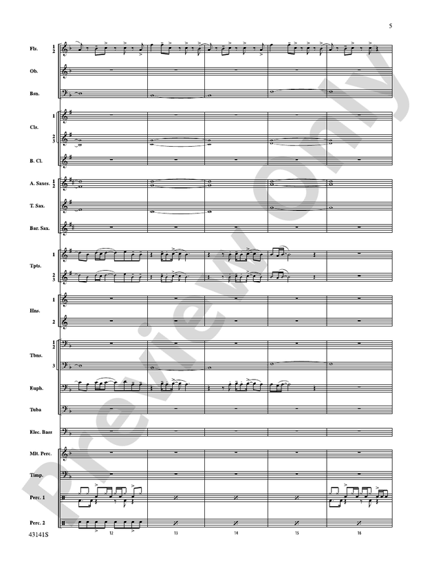 Bruno Mars Greatest Hits - Concert Band Conductor Score & Parts (Digital Download)