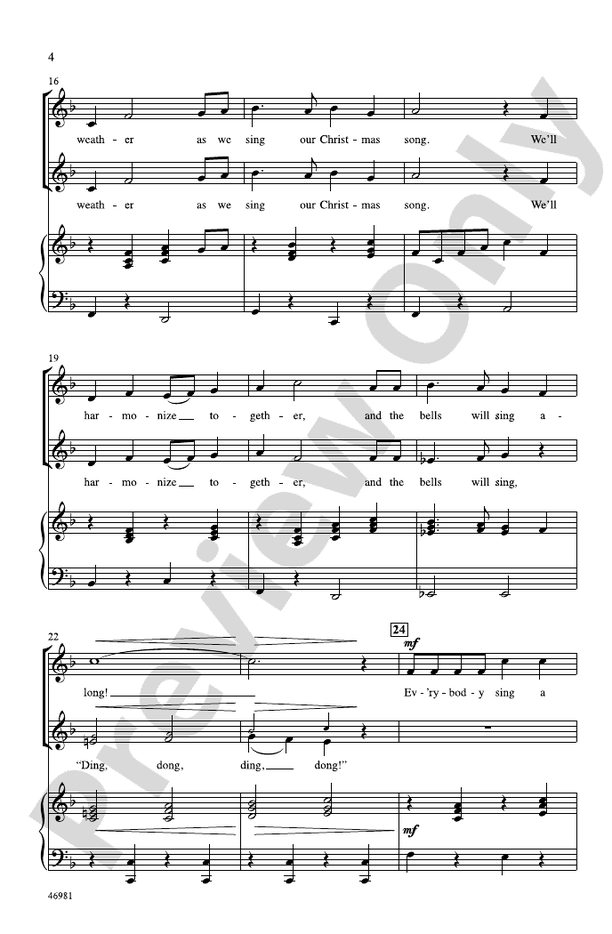 Ev'rybody Sing a Christmas Carol – 2-Part Choral Octavo (Digital Download)