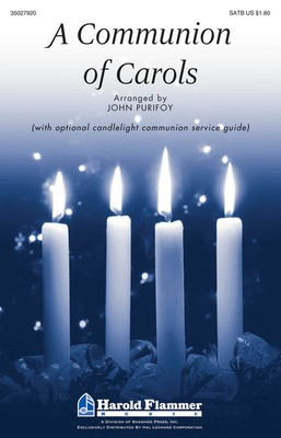 A Communion of Carols - SATB John Purifoy Shawnee Press Choral Score Octavo