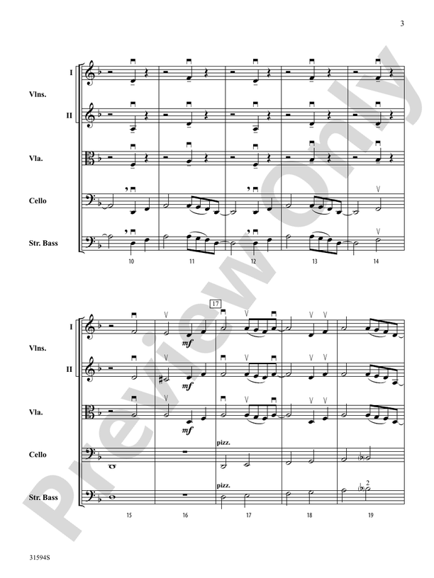 Hold On (Keep Your Hand on the Plow) – String Orchestra Conductor Score & Parts (Digital Download)