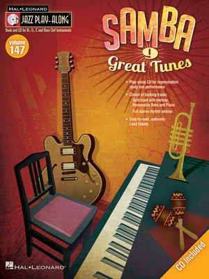 Samba - Jazz Play-Along Volume 147 - Various - Bb Instrument|Bass Clef Instrument|C Instrument|Eb Instrument Hal Leonard Lead Sheet /CD
