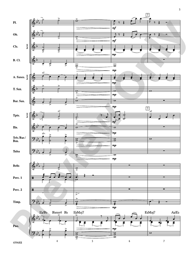 A Song of Hanukkah - Concert Band Conductor Score & Parts (Digital Download)