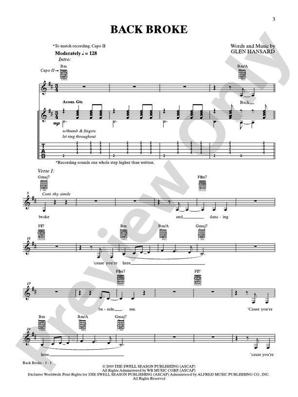 Back Broke - Guitar TAB (Digital Download)