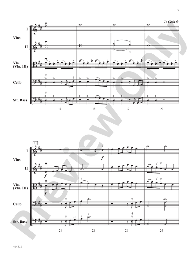 Bow Olympics - String Orchestra Conductor Score & Parts (Digital Download)
