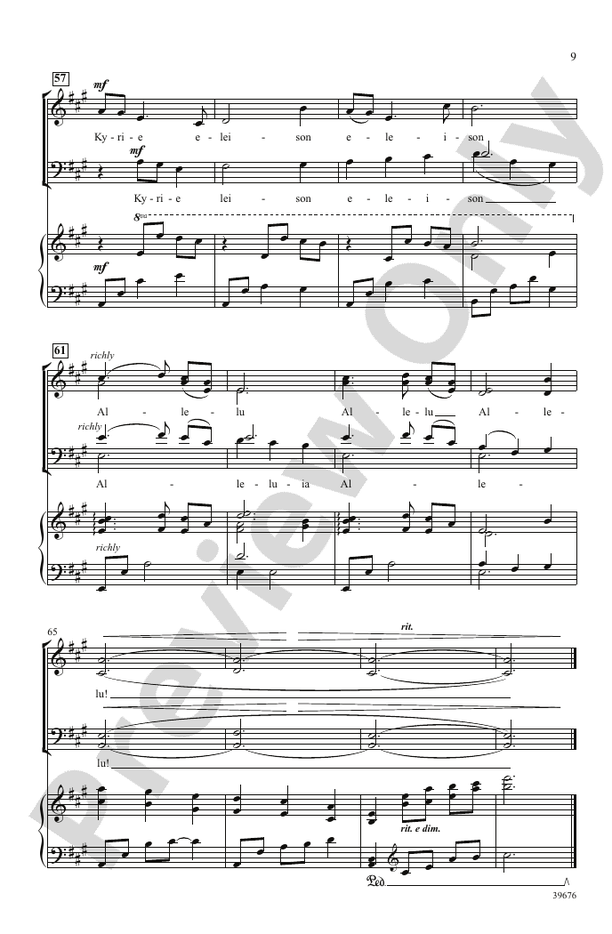 Missa Festiva – SATB Choral Octavo (Digital Download)