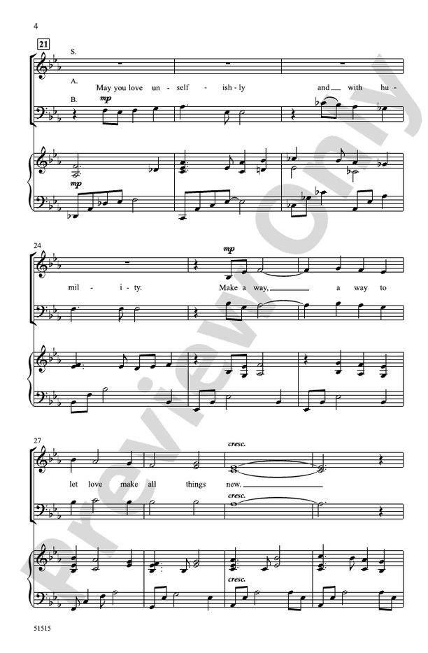 Pax Tecum - SAB Choral Octavo (Digital Download)
