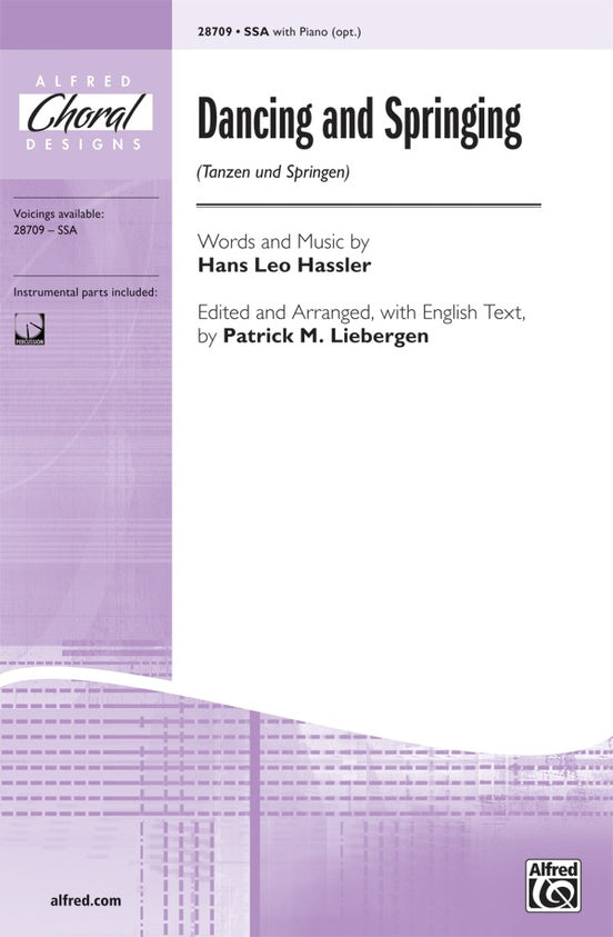Dancing and Springing (Tanzen und Springen) – SSA Choral Octavo (Digital Download)