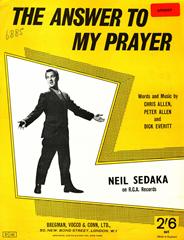 The Answer To My Prayer - Neil Sedaka - PVG (Digital Download)