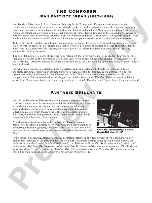 Fantasie Brillante - Concert Band Conductor Score & Parts (Digital Download)