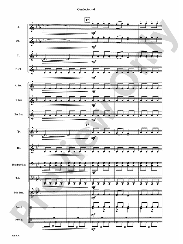 Bartok Suite (from For Children) - Concert Band Conductor Score & Parts (Digital Download)