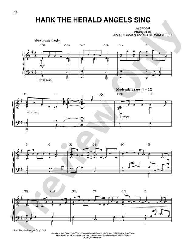 Hark the Herald Angels Sing - DSM-PS-0015755 - Piano (Digital Download)