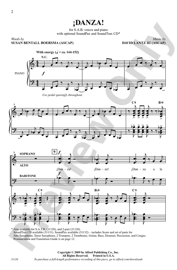 ¡Danza! - SAB Choral Octavo (Digital Download)