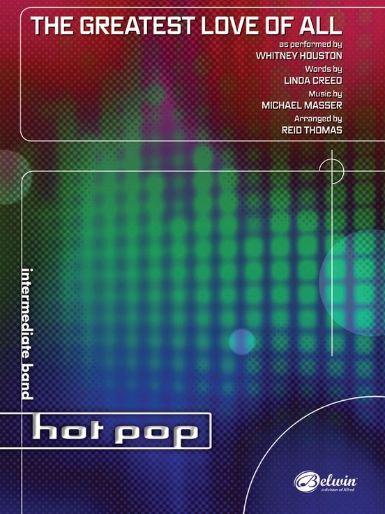 The Greatest Love of All - Concert Band Conductor Score & Parts (Digital Download)