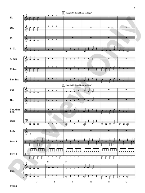 Holiday Rock - Concert Band Conductor Score & Parts (Digital Download)