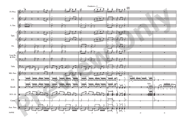 El Gato Caliente – Marching Band Conductor Score & Parts (Digital Download)