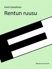Rentun ruusu - Melody/Lyrics/Chords (Digital Download)