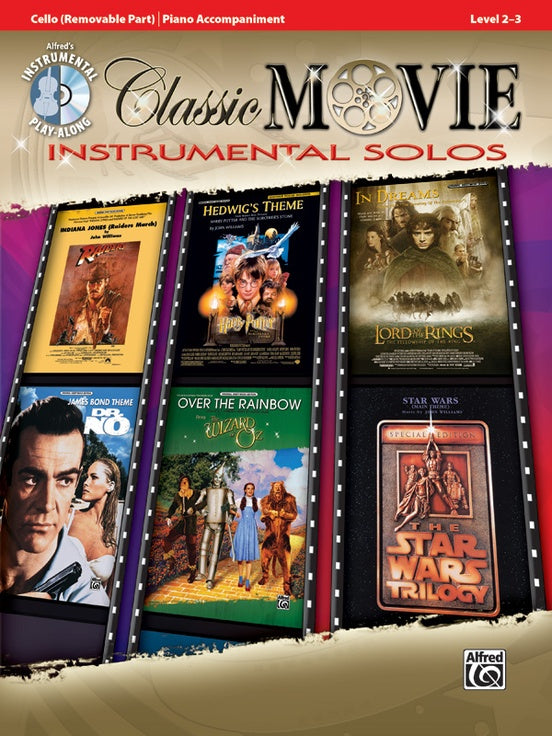 Classic Movie Inst Solos Cello Bk/CD