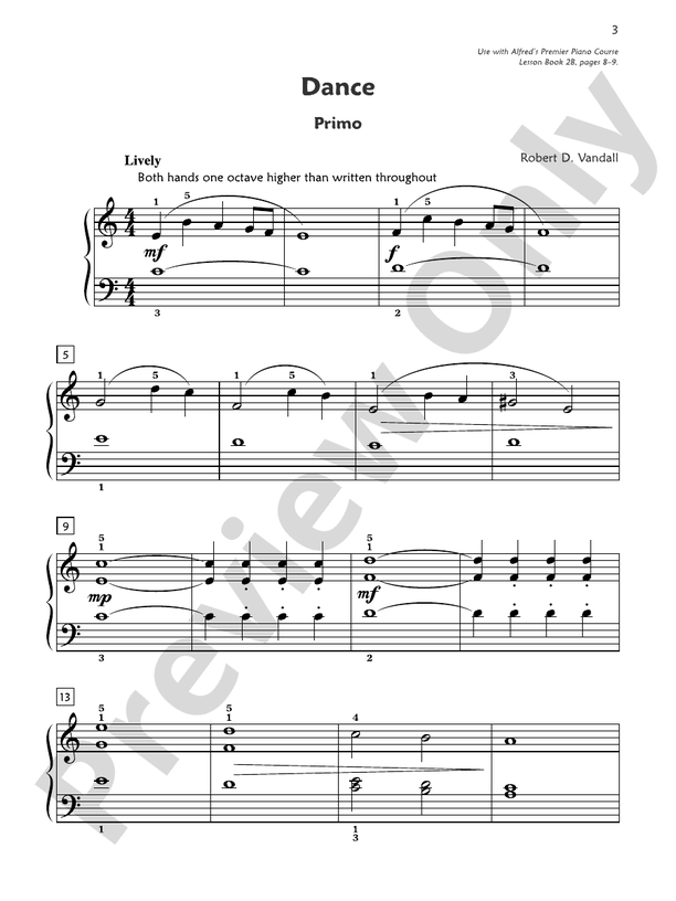 Premier Piano Course, Duet 2B - 1 Piano, 4 Hands (Digital Download)