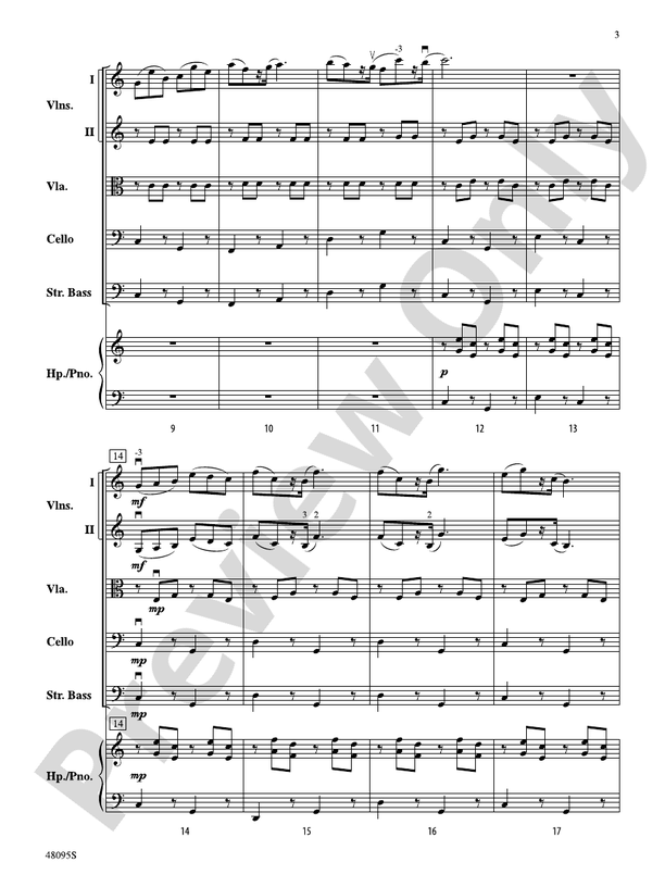 Grand Ball Waltz - String Orchestra Conductor Score & Parts (Digital Download)