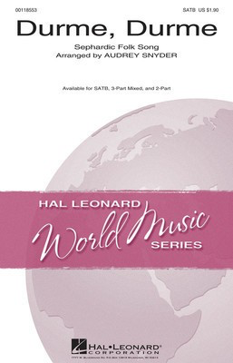 Durme, Durme - 2-Part Audrey Snyder Hal Leonard Choral Score Octavo