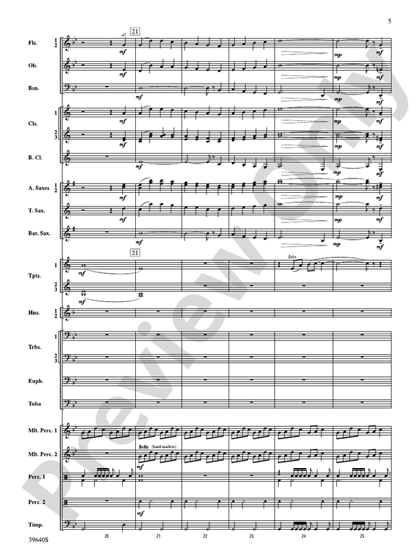 Ancient Carol Variants - Concert Band Conductor Score & Parts (Digital Download)