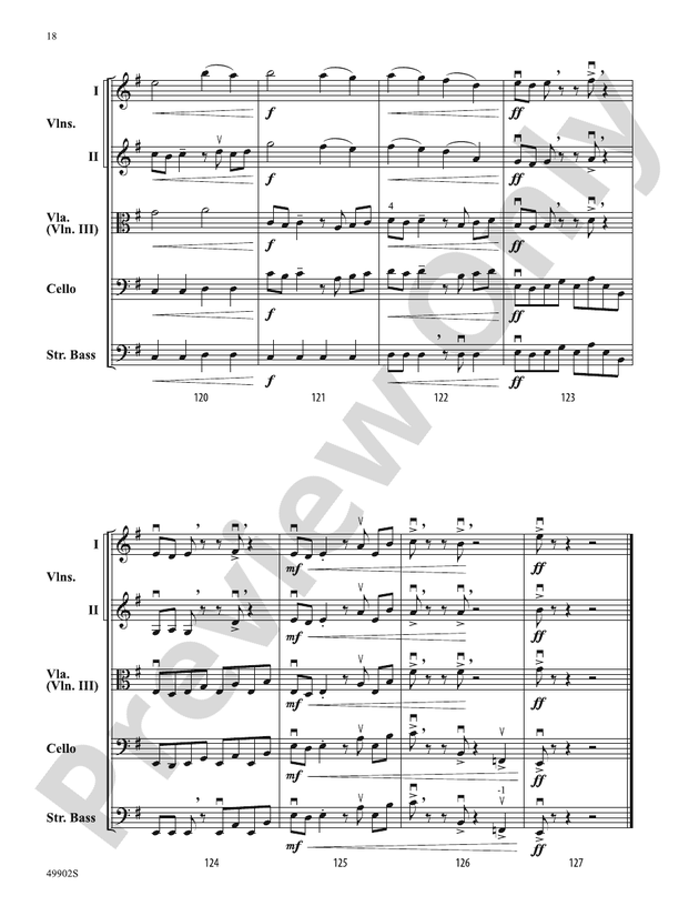 Volcano - String Orchestra Conductor Score & Parts (Digital Download)