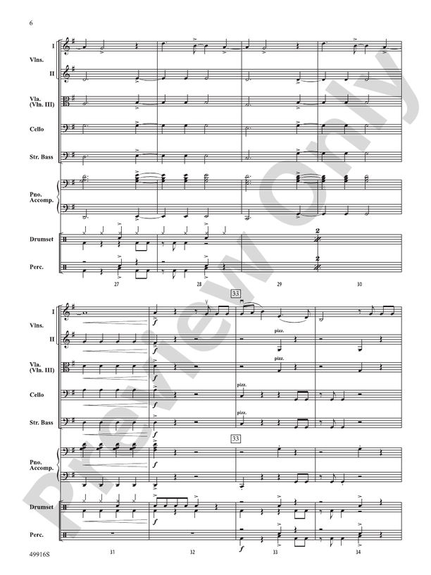 A Taylor Swift Duo - String Orchestra Conductor Score & Parts (Digital Download)