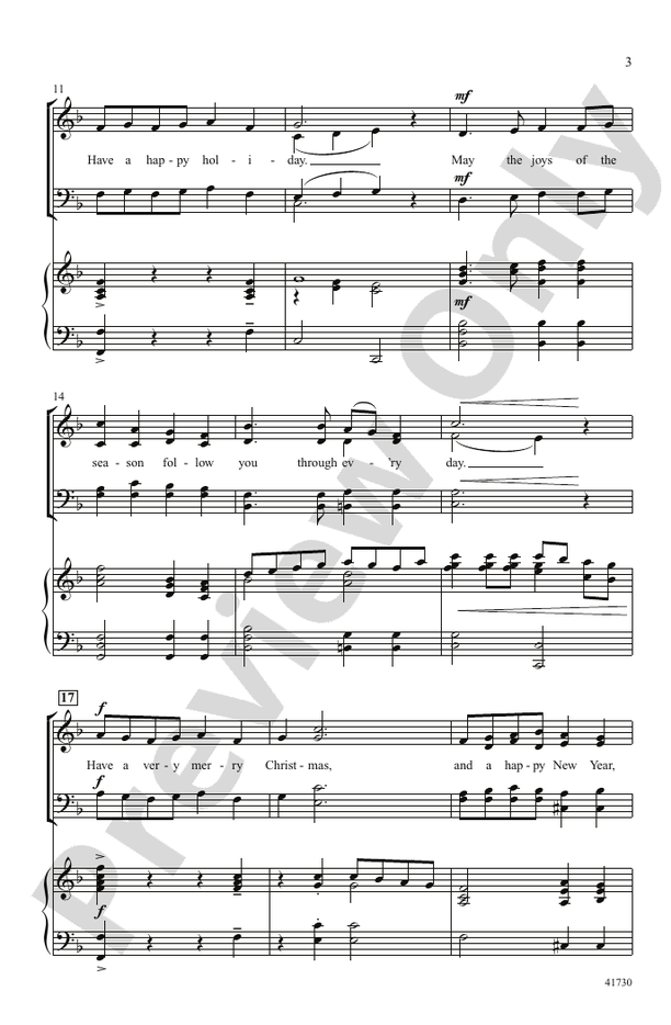 Have a Very Merry Christmas – SATB Choral Octavo (Digital Download)