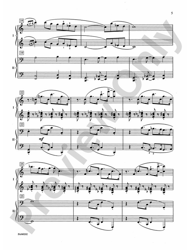 Blues Concerto - 2 Pianos, 4 Hands (Digital Download)