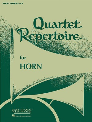 Quartet Repertoire for Horn - Full Score - Various - French Horn Rubank Publications French Horn Quartet Score