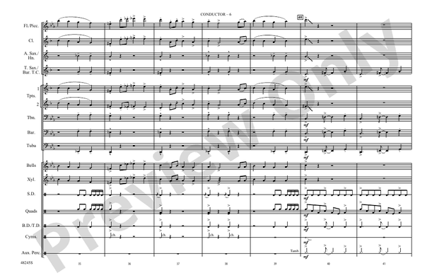 Malaguena – Marching Band Conductor Score & Parts (Digital Download)