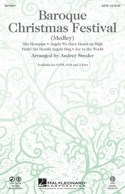 Baroque Christmas Festival - (Medley) - Audrey Snyder Hal Leonard Instrumental Parts Digital
