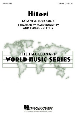 Hitori - 2-Part George L.O. Strid|Mary Donnelly Hal Leonard Octavo