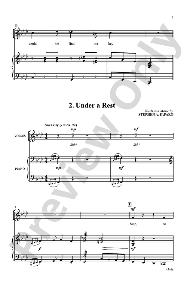 A Musical Pun-ology - Unison Choral Octavo (Digital Download)