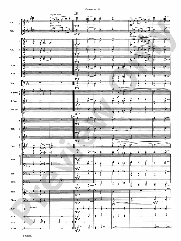 The Gathering of the Yeomen - Concert Band Conductor Score & Parts (Digital Download)