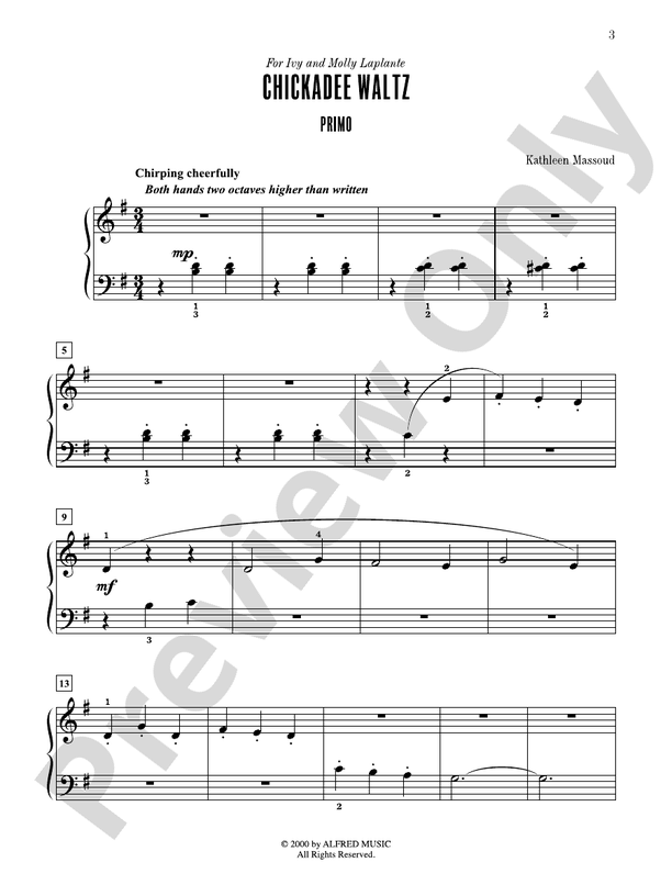 Contest Winners for Two, Book 1: 7 Original Piano Duets from the Alfred, Belwin, and Myklas Libraries - 1 Piano, 4 Hands (Digital Download)