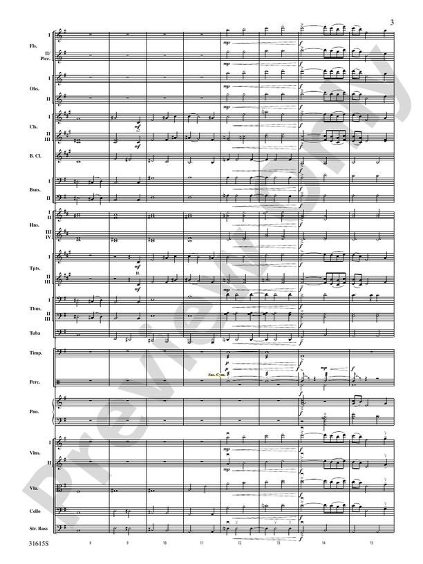 Lake Dance – Full Orchestra Conductor Score & Parts (Digital Download)