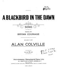 A Blackbird In The Dawn - Vocal/Piano (Digital Download)