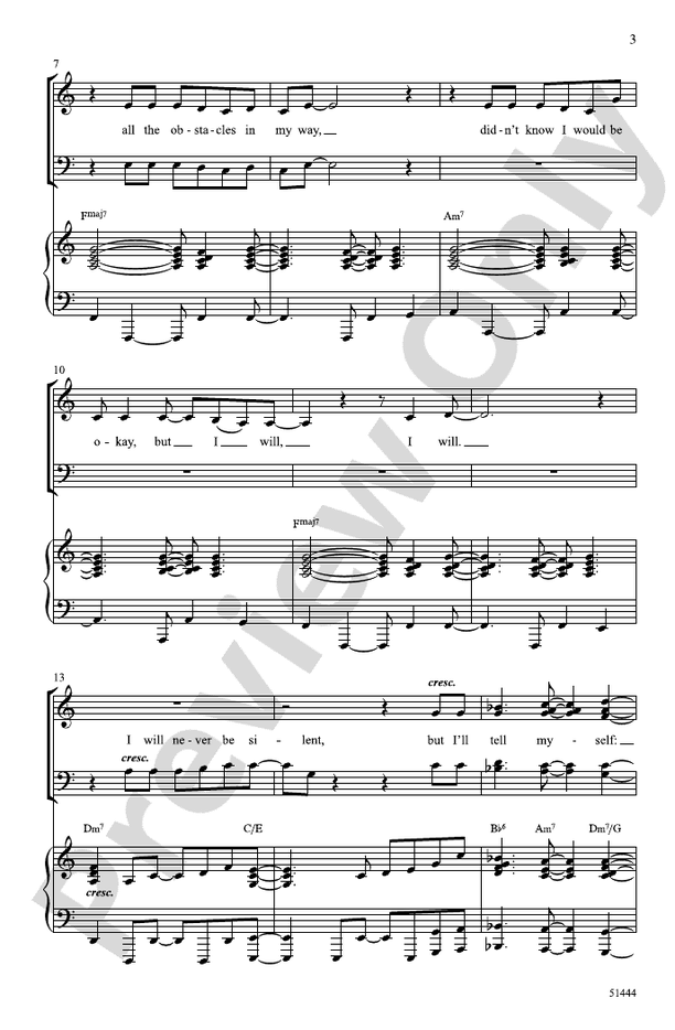 Don't Give Up - SATB Choral Octavo (Digital Download)